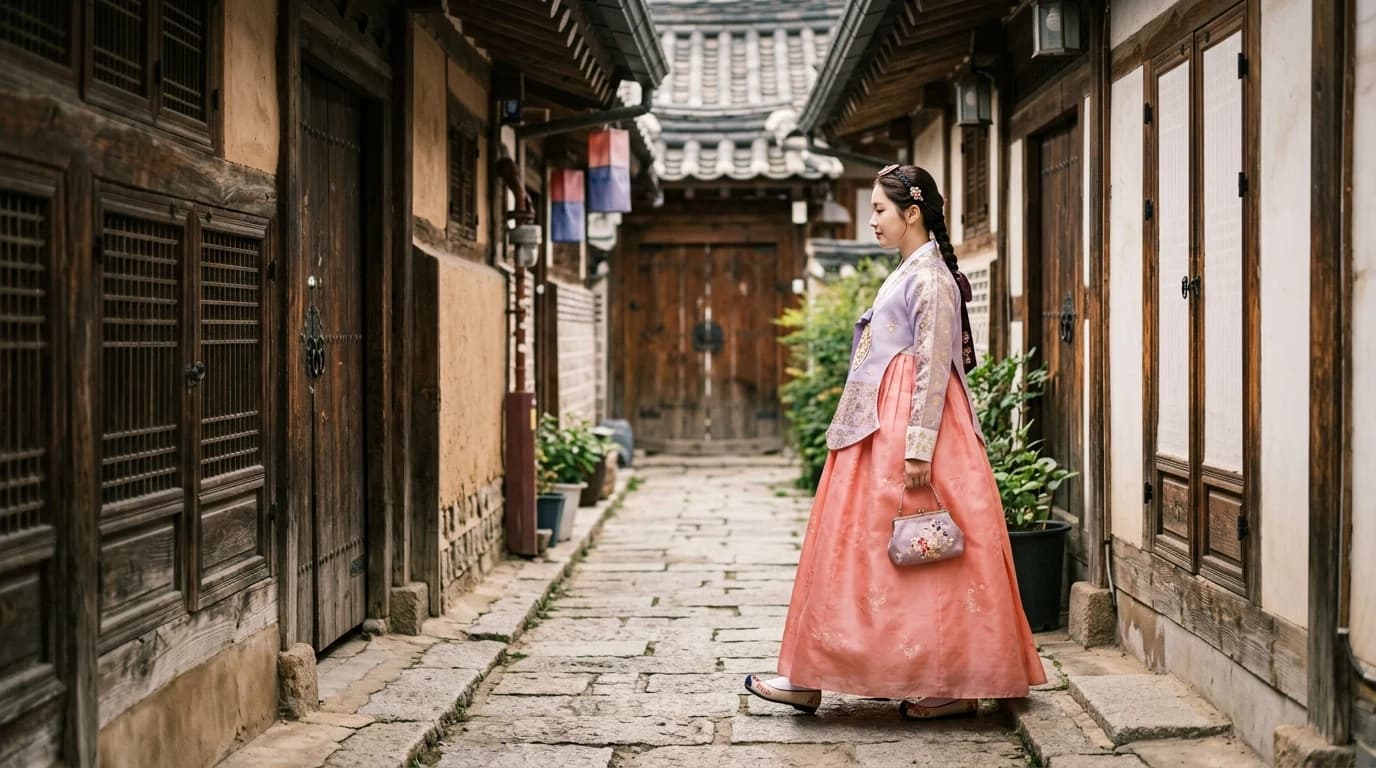 북촌 골목을 따라 걷는 한복 산책 코스와 전통 의상 무드