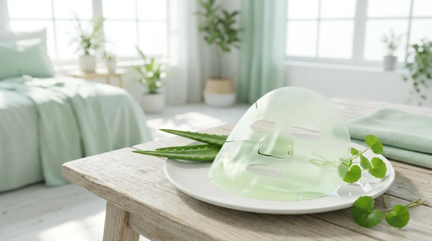 민감성 피부 진정용 한국 마스크팩, 시카 성분 중심의 저자극 진정 케어