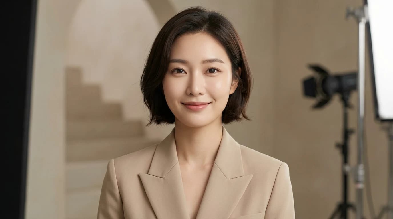 보송함과 은은한 윤기가 함께 남은 데일리 세미매트 완성