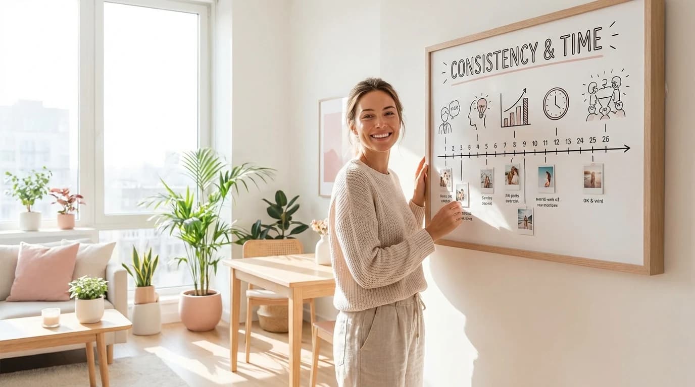 Clearer skin texture over time through steady moisture balance and consistent routine care