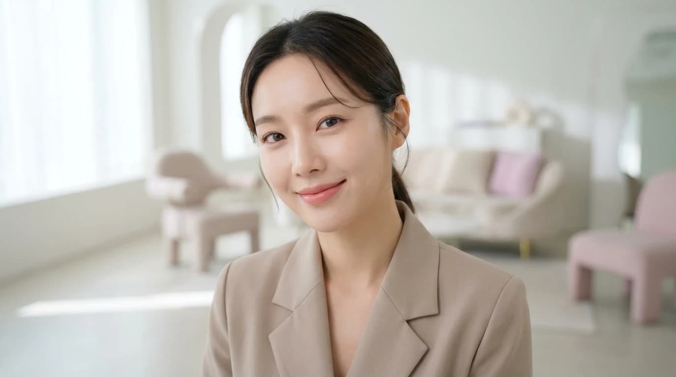 보송하게 정돈된 지성 복합성용 세미매트 쿠션 피부 표현