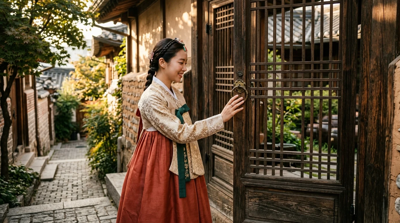 궁궐형보다 생활형 한옥 무드가 살아나는 북촌 한복 사진 분위기