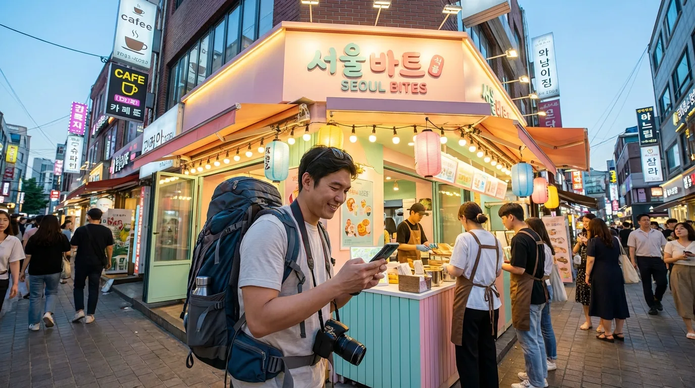 서울 첫 방문자에게 쉬운 명동 길거리 음식 코스