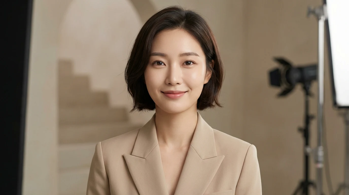 보송함과 은은한 윤기가 함께 남은 데일리 세미매트 완성
