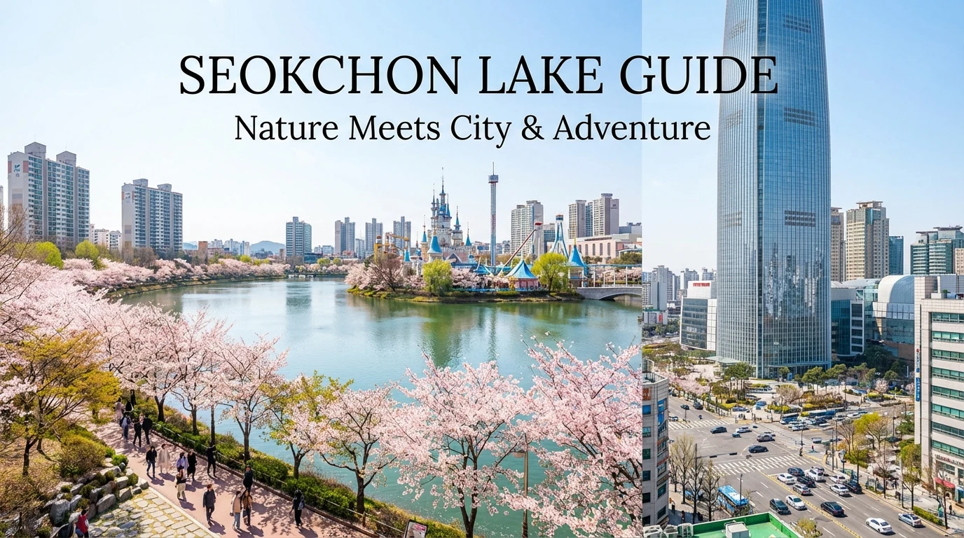 First-time visitor guide to choosing easier photo spots around the Seokchon Lake loop