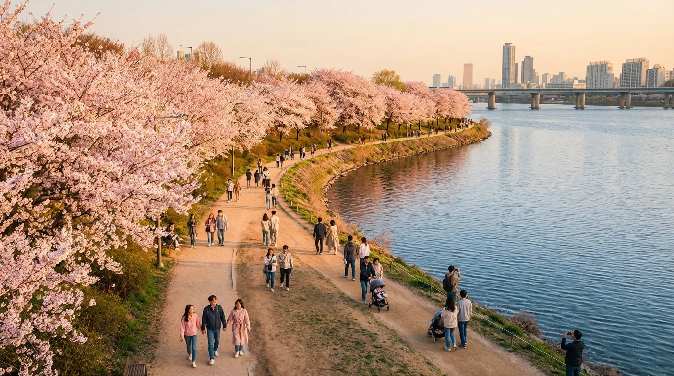 벚꽃이 이어지는 길을 따라 걷기 좋은 서울 봄 산책 동선