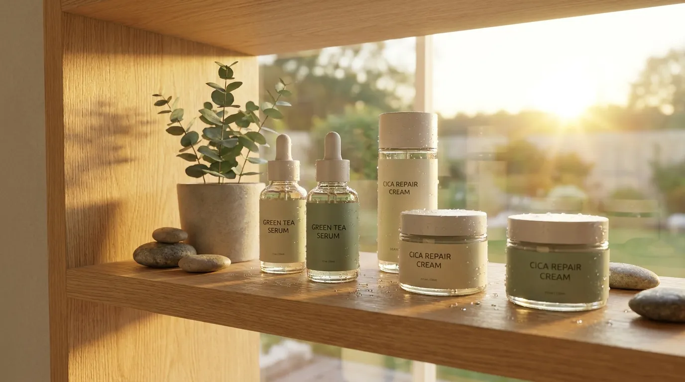Lightweight cica moisturizer texture