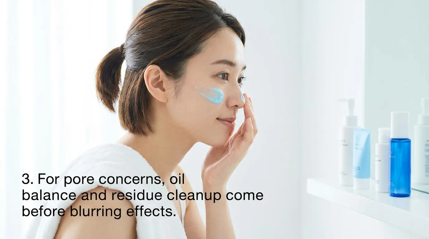 Lightweight gel cream application